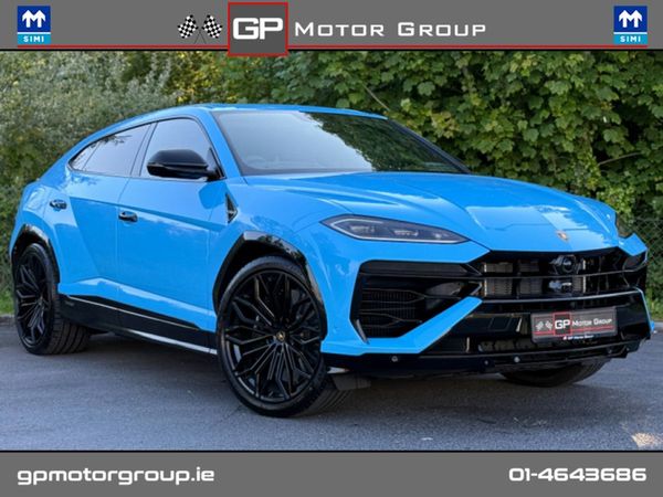Lamborghini Urus SUV, Petrol Plug-in Hybrid, 2025, Blue