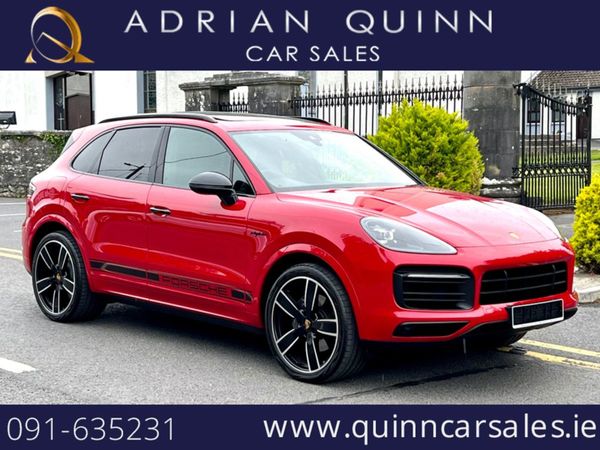 Porsche Cayenne SUV, Petrol Plug-in Hybrid, 2022, Red