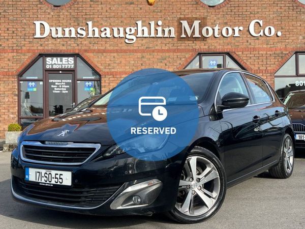 Peugeot 308 Hatchback, Diesel, 2017, Black
