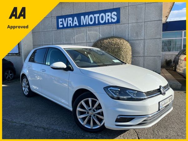 Volkswagen Golf Hatchback, Petrol, 2018, White