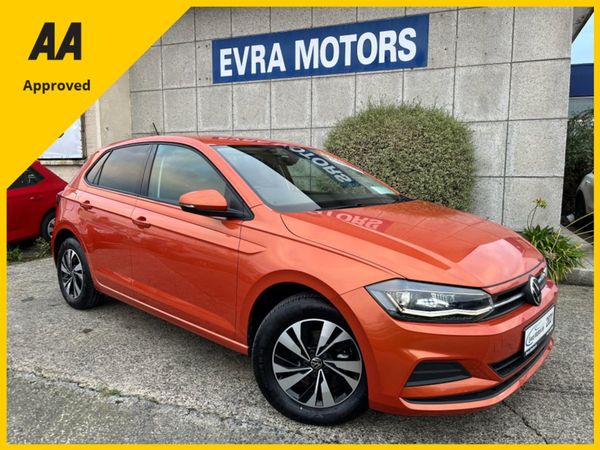 Volkswagen Polo Hatchback, Petrol, 2021, Orange