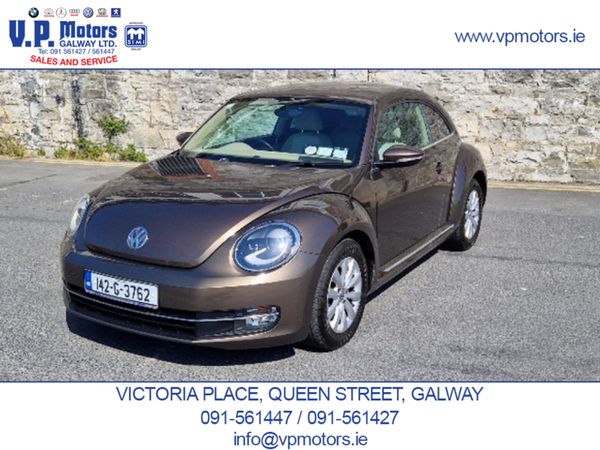 Volkswagen Beetle Hatchback, Petrol, 2014, Brown