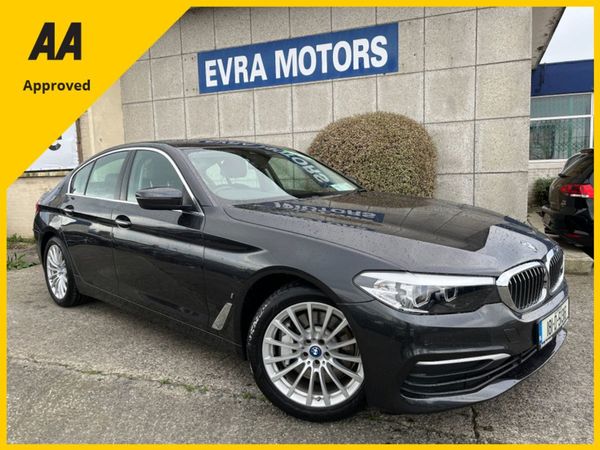 BMW 5-Series Saloon, Petrol Plug-in Hybrid, 2018, Grey