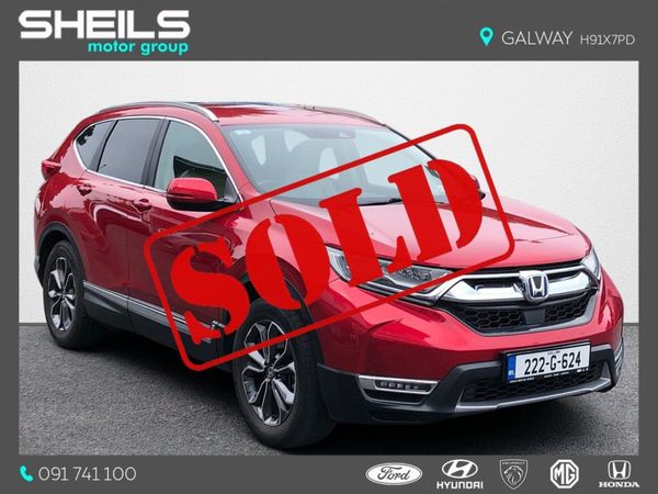 Honda CR-V SUV, Petrol Hybrid, 2022, Red