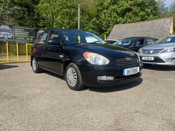 Hyundai Accent Saloon, Petrol, 2008, Black
