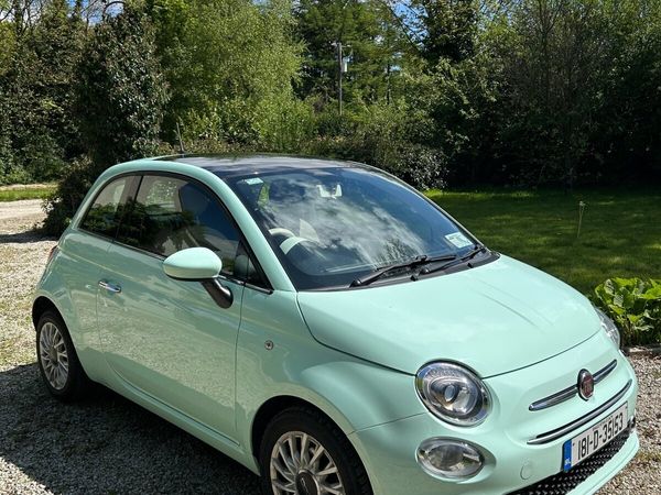 Fiat 500 Hatchback, Petrol, 2018, Green