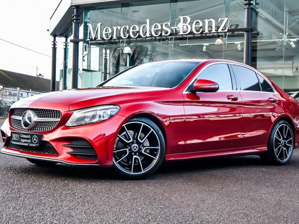 Mercedes-Benz C-Class Saloon, Diesel, 2021, Red