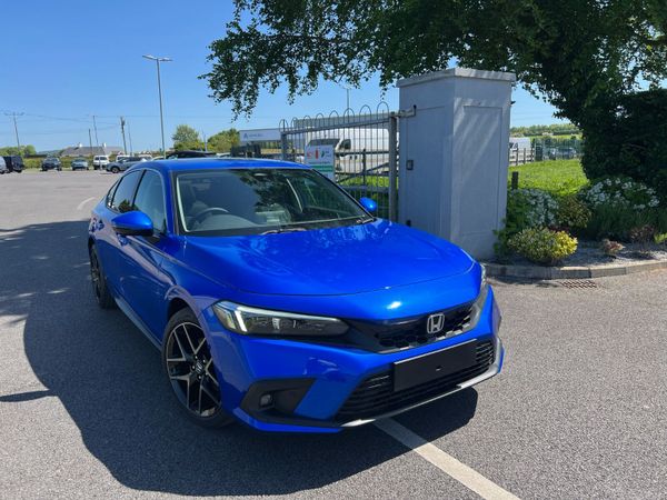 Honda Civic Saloon, Petrol Hybrid, 2025, Blue