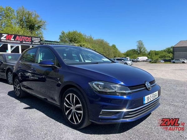 Volkswagen Golf Hatchback, Petrol, 2019, Blue