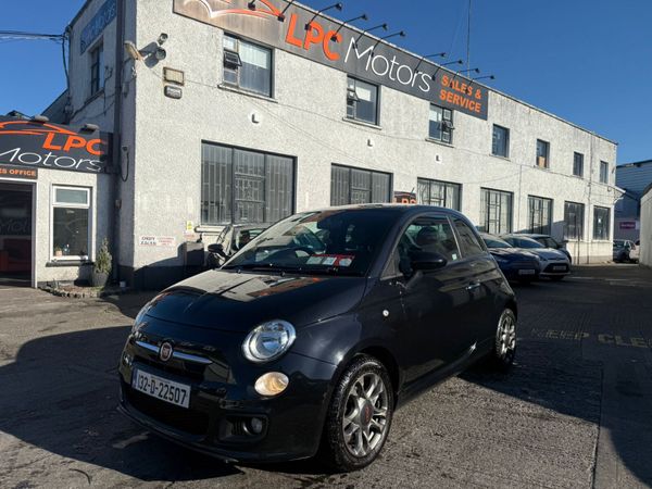 Fiat 500 Hatchback, Petrol, 2013, Black
