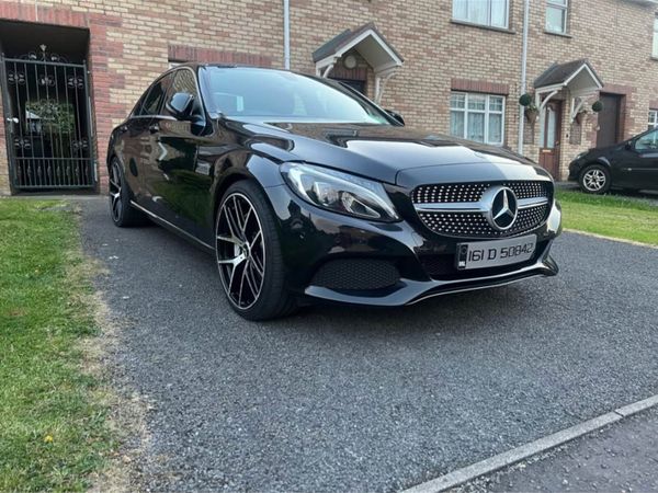 Mercedes-Benz C-Class Saloon, Petrol Plug-in Hybrid, 2016, Black