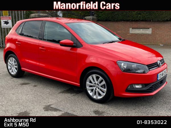 Volkswagen Polo Hatchback, Petrol, 2017, Red