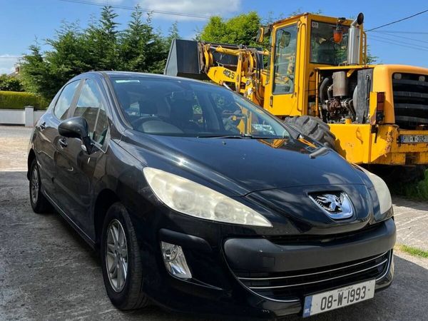 Peugeot 308 Hatchback, Petrol, 2008, Black