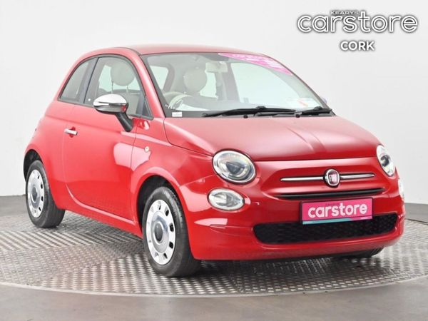 Fiat 500 Hatchback, Petrol, 2017, Red