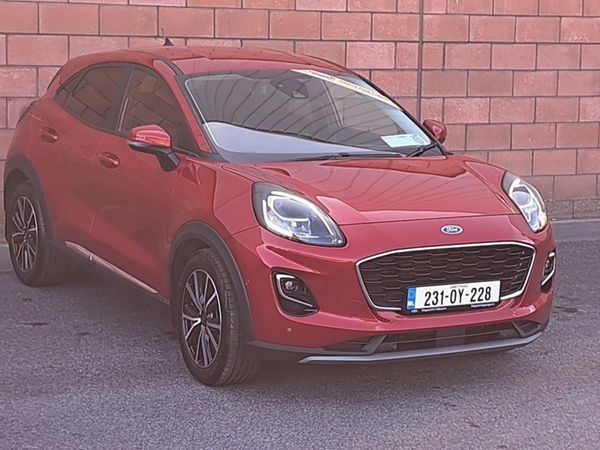 Ford Puma SUV, Petrol Hybrid, 2023, Red