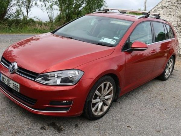 Volkswagen Golf Estate, Diesel, 2014, Red