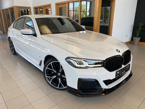 BMW 5-Series Saloon, Diesel, 2021, White