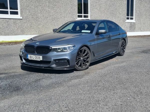 BMW 5-Series Saloon, Diesel, 2018, Blue