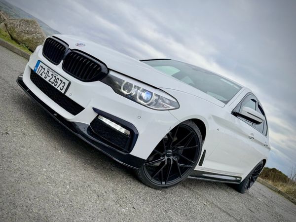 BMW 5-Series Saloon, Diesel, 2017, White