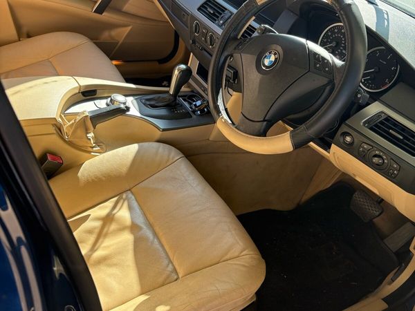 BMW 5-Series Saloon, Diesel, 2007, Blue