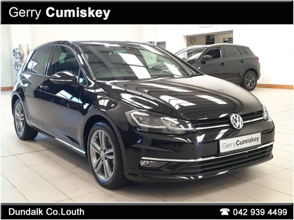 Volkswagen Golf Hatchback, Diesel, 2019, Black