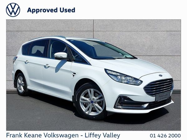 Ford S-Max MPV, Petrol Hybrid, 2023, White