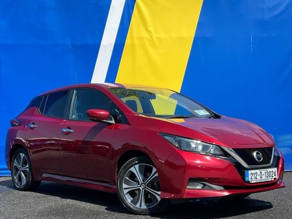 Nissan Leaf Hatchback, Electric, 2021, Red