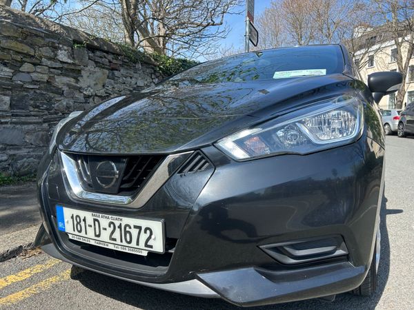 Nissan Micra Hatchback, Petrol, 2018, Black
