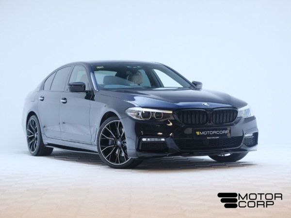 BMW 5-Series Saloon, Hybrid, 2018, Black