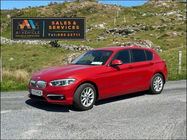 BMW 1-Series Hatchback, Diesel, 2017, Red