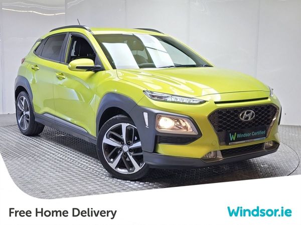 Hyundai KONA MPV, Petrol, 2018, Green