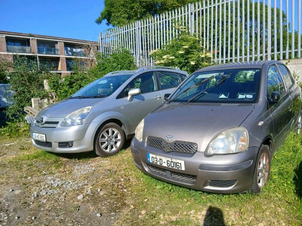 Toyota Yaris Hatchback, Petrol, 2003, Grey