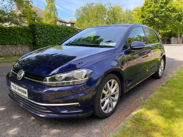 Volkswagen Golf Hatchback, Diesel, 2017, Blue
