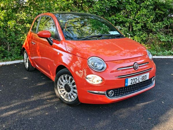 Fiat 500 Hatchback, Petrol Hybrid, 2023, Orange