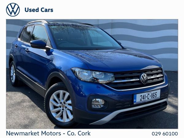 Volkswagen T-Cross SUV, Petrol, 2024, Blue