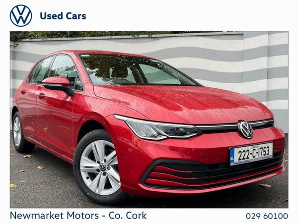 Volkswagen Golf Hatchback, Petrol, 2022, Red