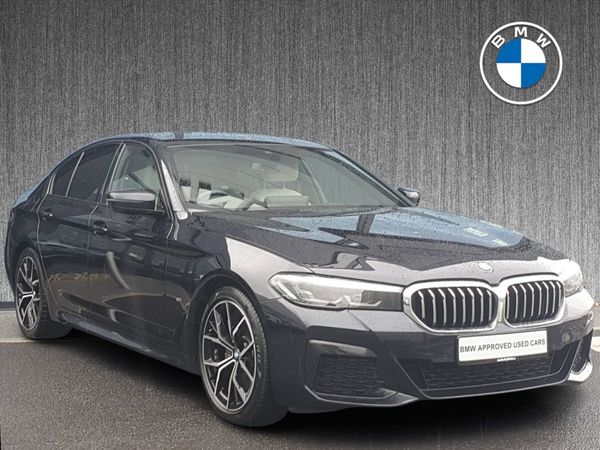 BMW 5-Series Saloon, Diesel Hybrid, 2023, Black