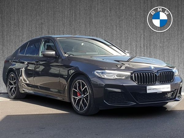 BMW 5-Series Saloon, Petrol Plug-in Hybrid, 2022, Grey