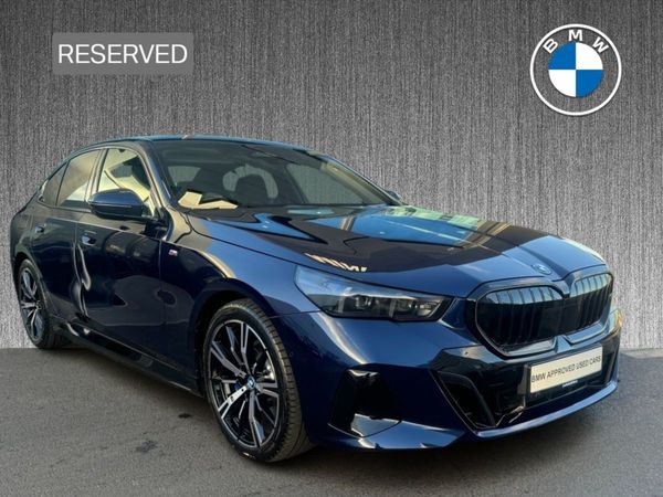 BMW 5-Series Saloon, Petrol Plug-in Hybrid, 2025, Blue