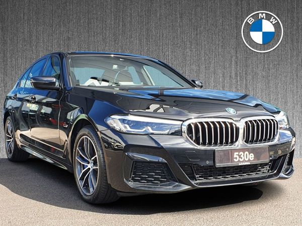 BMW 5-Series Saloon, Petrol Plug-in Hybrid, 2022, Black
