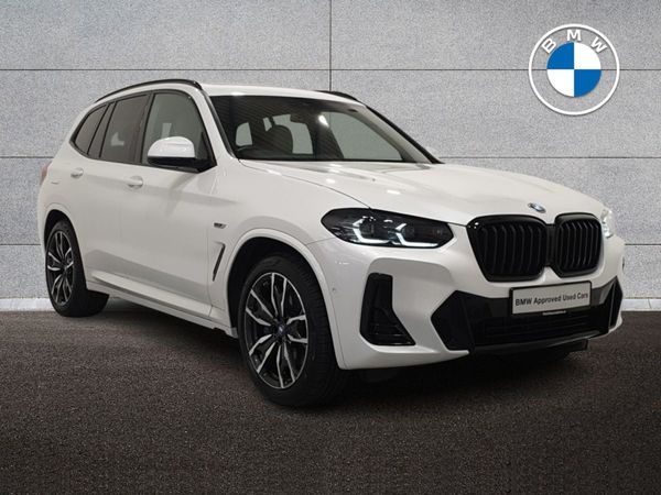 BMW X3 SUV, Petrol Plug-in Hybrid, 2022, White