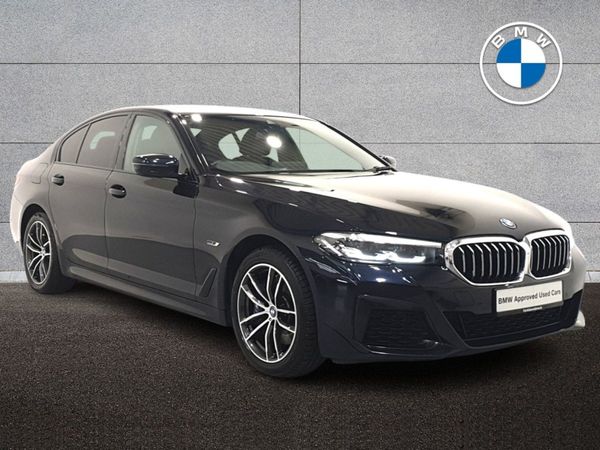 BMW 5-Series Saloon, Petrol Plug-in Hybrid, 2022, Black
