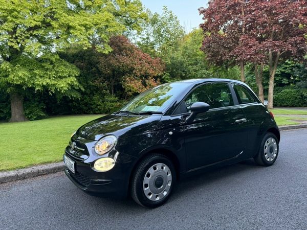 Fiat 500 Hatchback, Petrol, 2016, Black