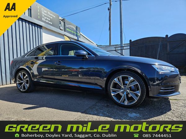 Audi A4 Saloon, Petrol, 2017, Blue