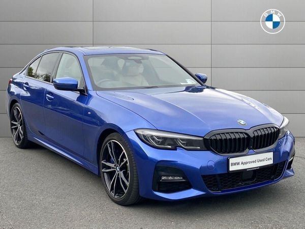 BMW 3-Series Saloon, Diesel Hybrid, 2021, Blue