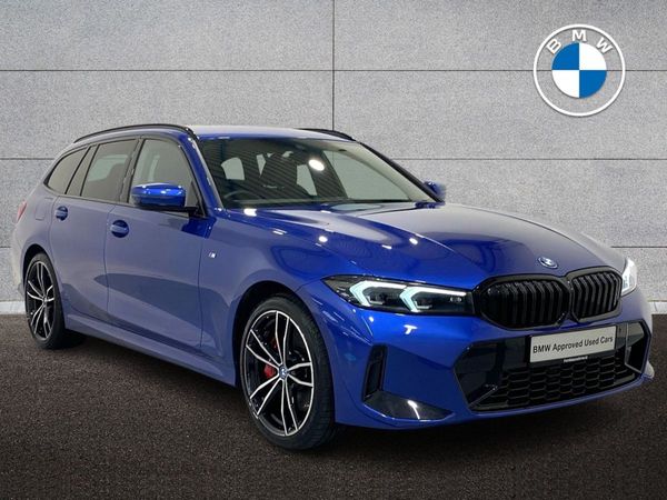 BMW 3-Series Estate, Petrol Plug-in Hybrid, 2024, Blue