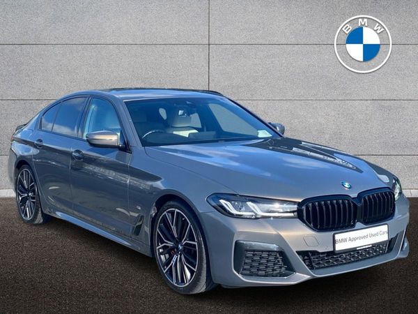 BMW 5-Series Saloon, Diesel Hybrid, 2023, Grey