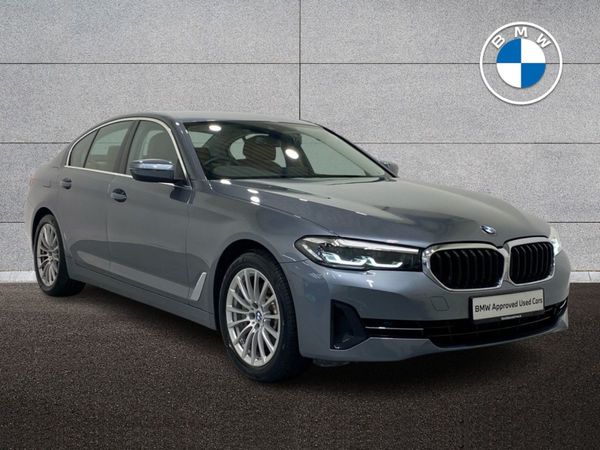 BMW 5-Series Saloon, Petrol Plug-in Hybrid, 2021, Blue