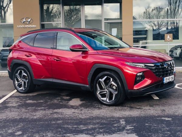 Hyundai Tucson SUV, Petrol Plug-in Hybrid, 2022, Sunset Red