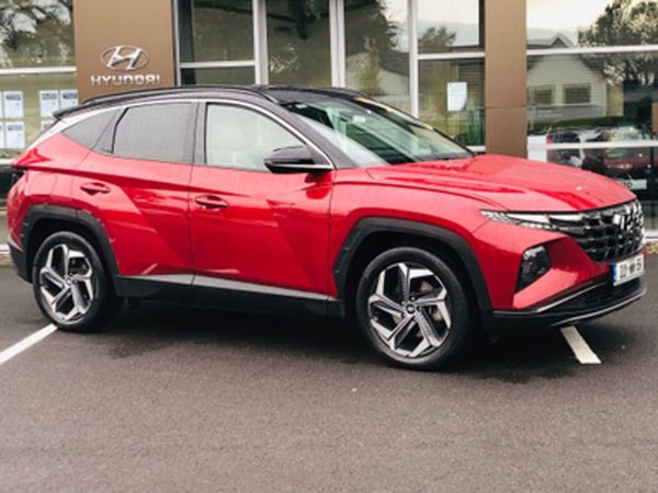 Hyundai Tucson SUV, Petrol Plug-in Hybrid, 2022, Sunset Red W/black Roof